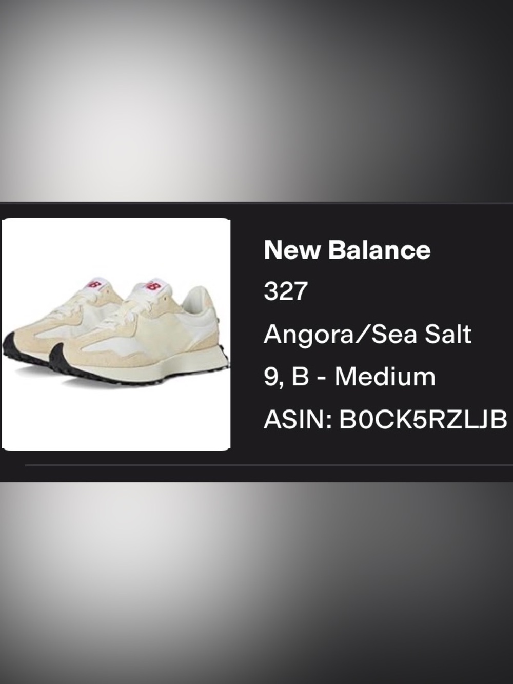 New Balance 327 Sneakers in Cream and White size 9